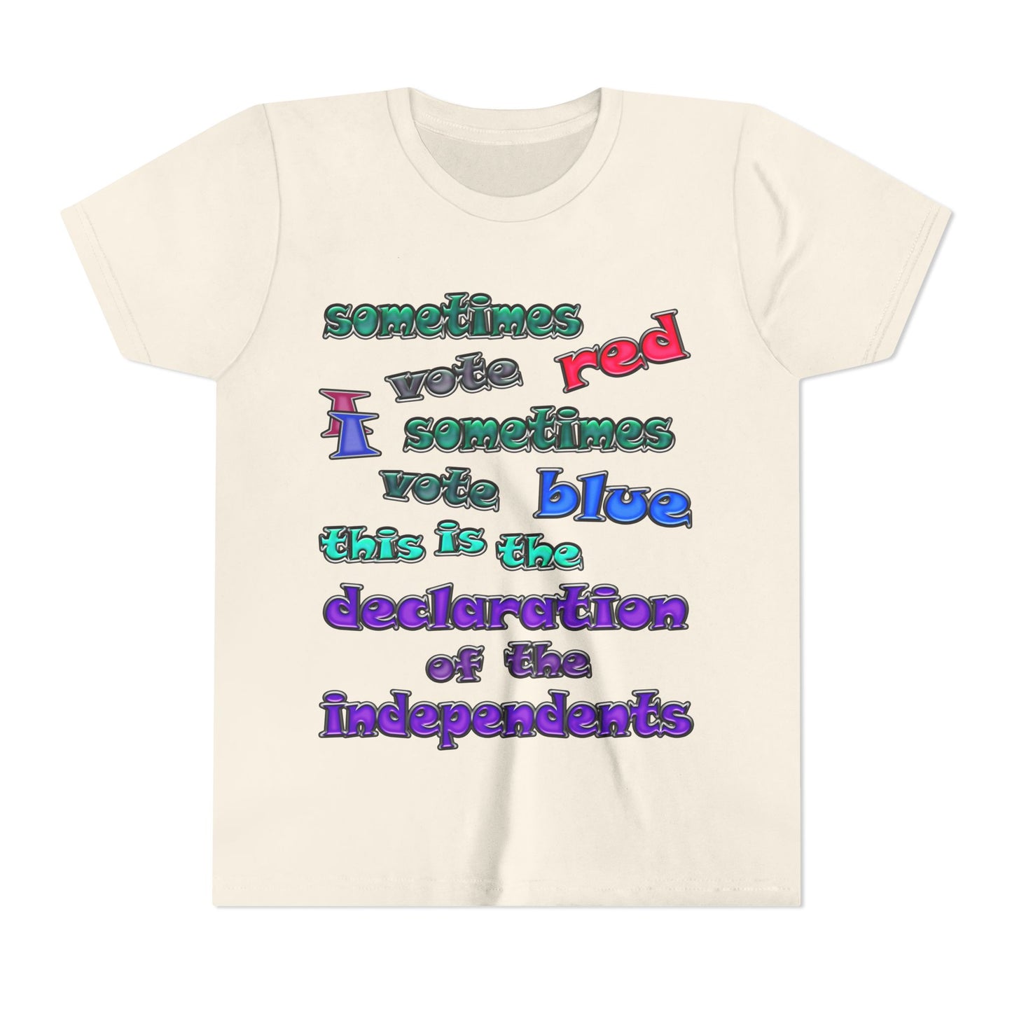 declaration of the independents - Youth Short Sleeve Tee