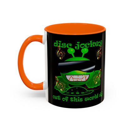 disc jockey - Accent Mug (black)