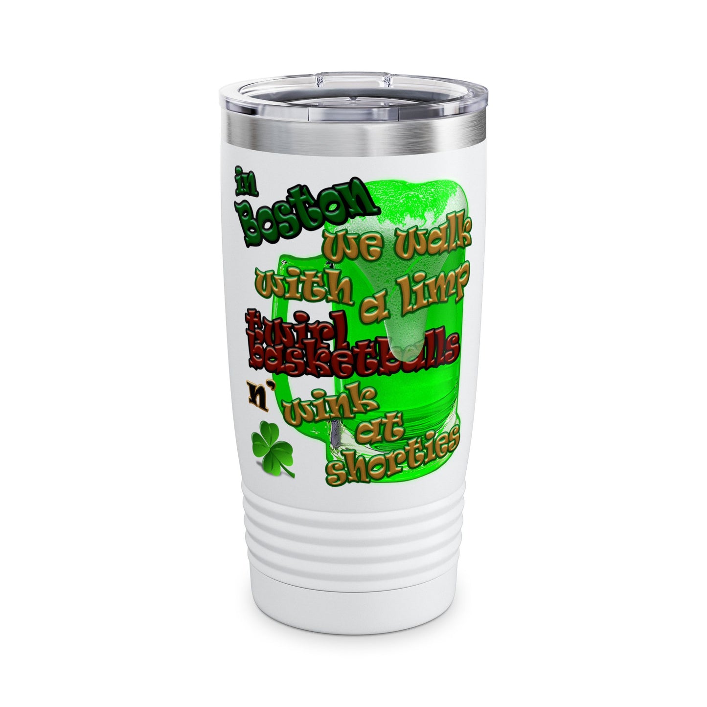 celtics logo - Ringneck Tumbler, 20oz