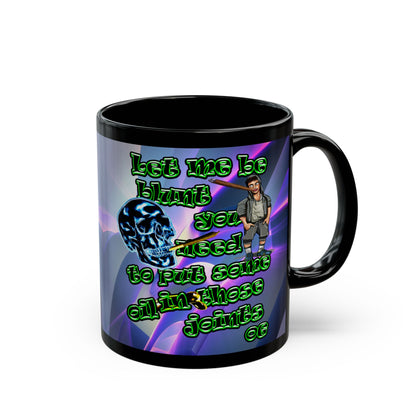 og - Black Mug (grey-pink wave)