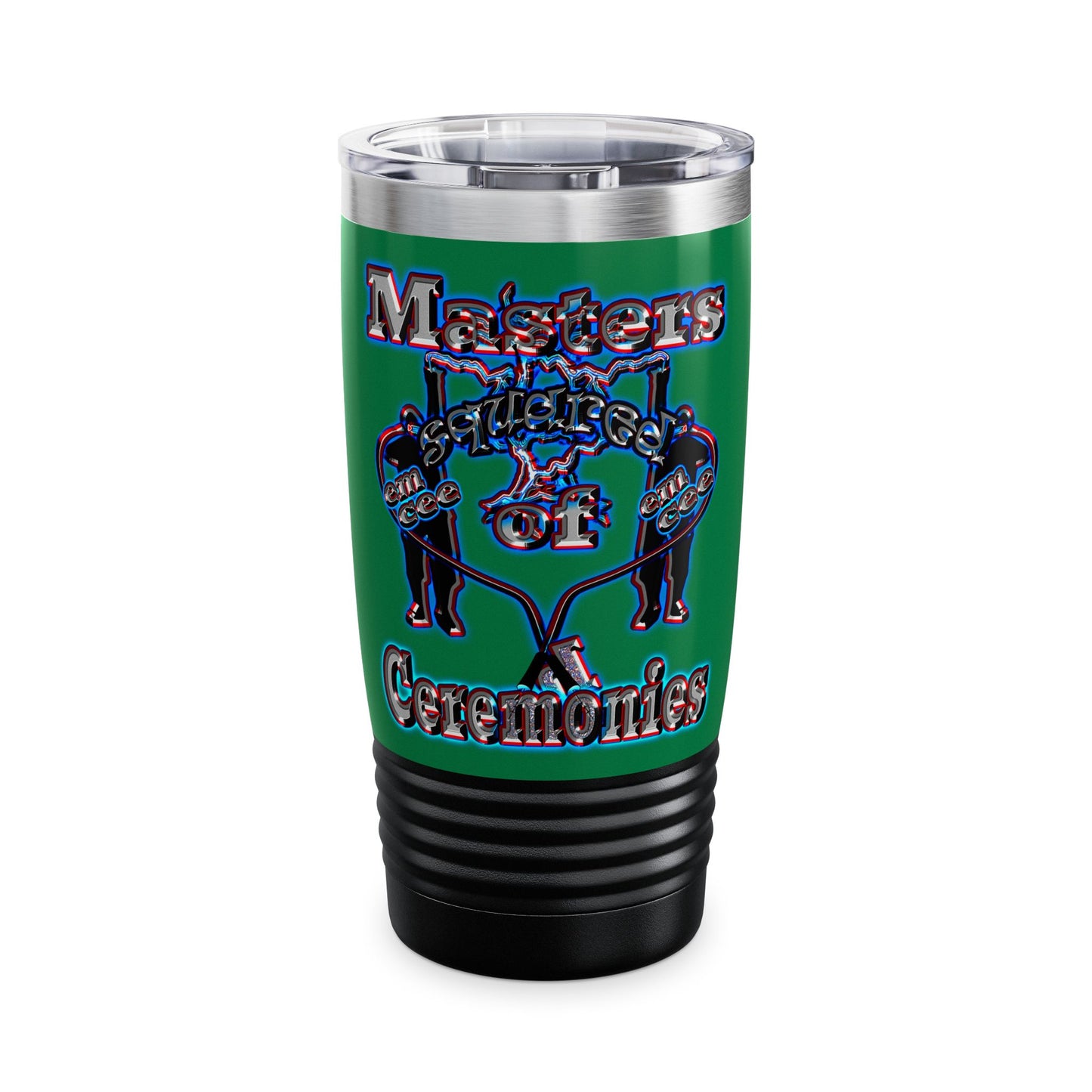 em cee squared - Ringneck Tumbler, 20oz (dark green)