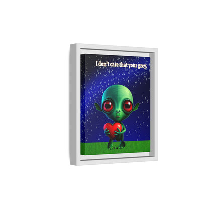 I don't care that your grey - framed canvas art ('snoops' background)