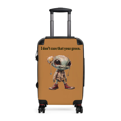 I don't care that your green - Suitcase (light brown)