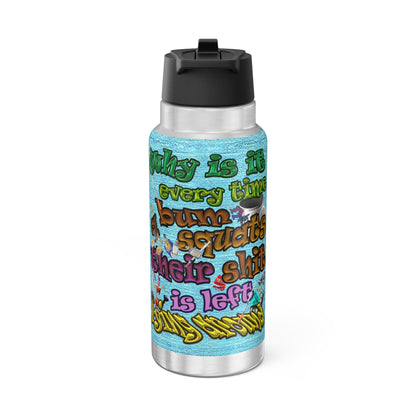 the bum's shit - Gator Tumbler, 32oz (faded blue)