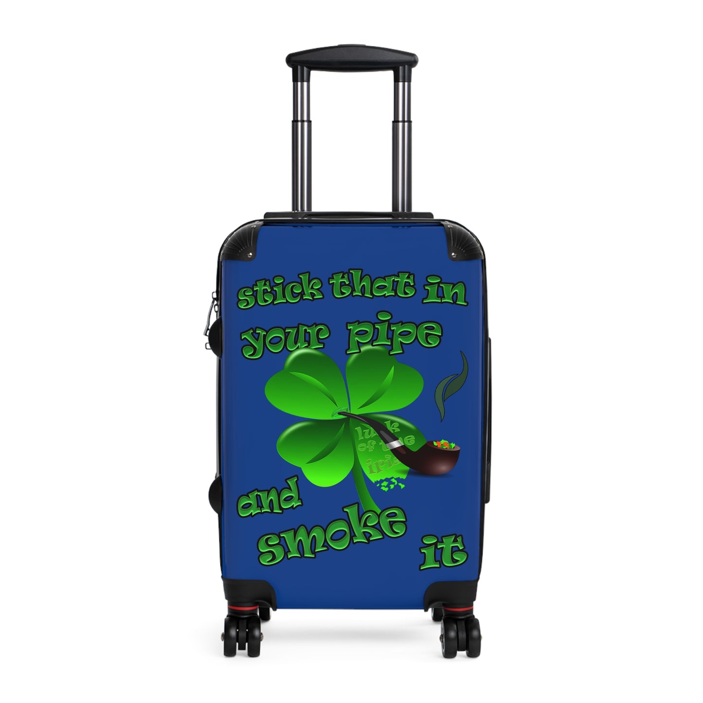 stick that in your pipe and smoke it - Suitcase (dark blue)