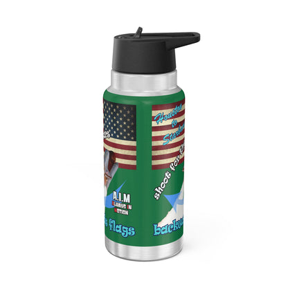 shoot for the stars - Gator Tumbler, 32oz (dark green)
