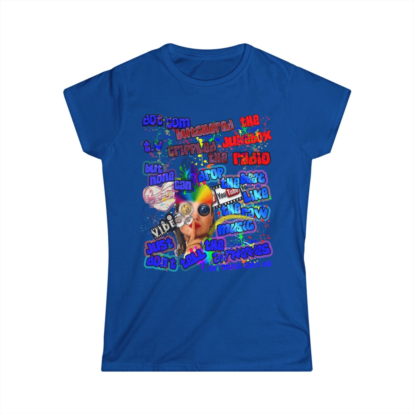 drop the beat - Women's Softstyle Tee