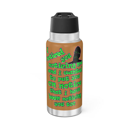 noticed you noticing - Gator Tumbler, 32oz (light brown)