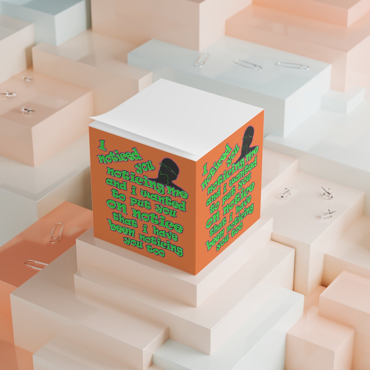 noticed you noticing - note cube (crusta)
