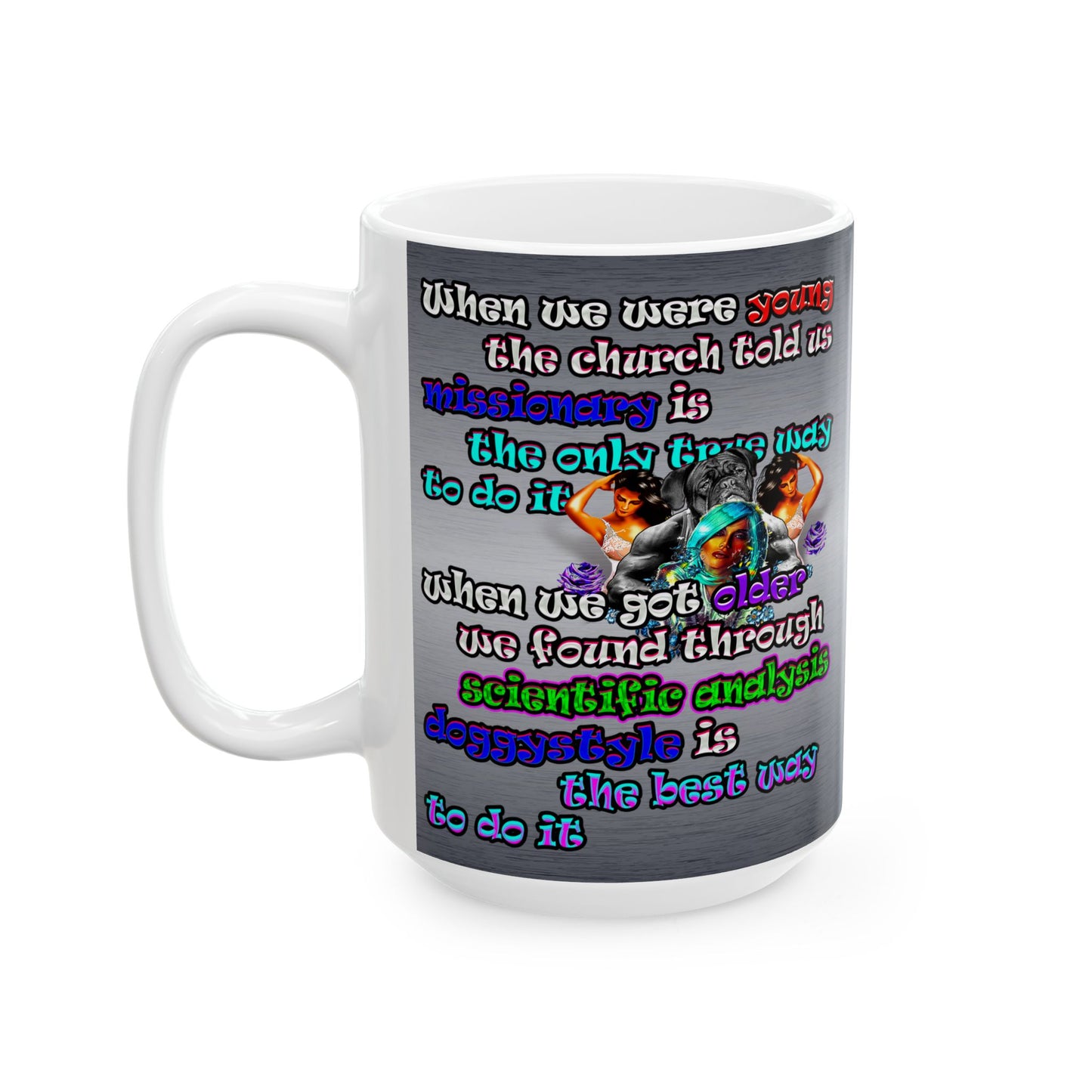 doggystyle - White Mug (brushed nickel)