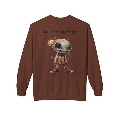 I don't care that your grey - Unisex Midweight Softstyle Fleece Crewneck Sweatshirt