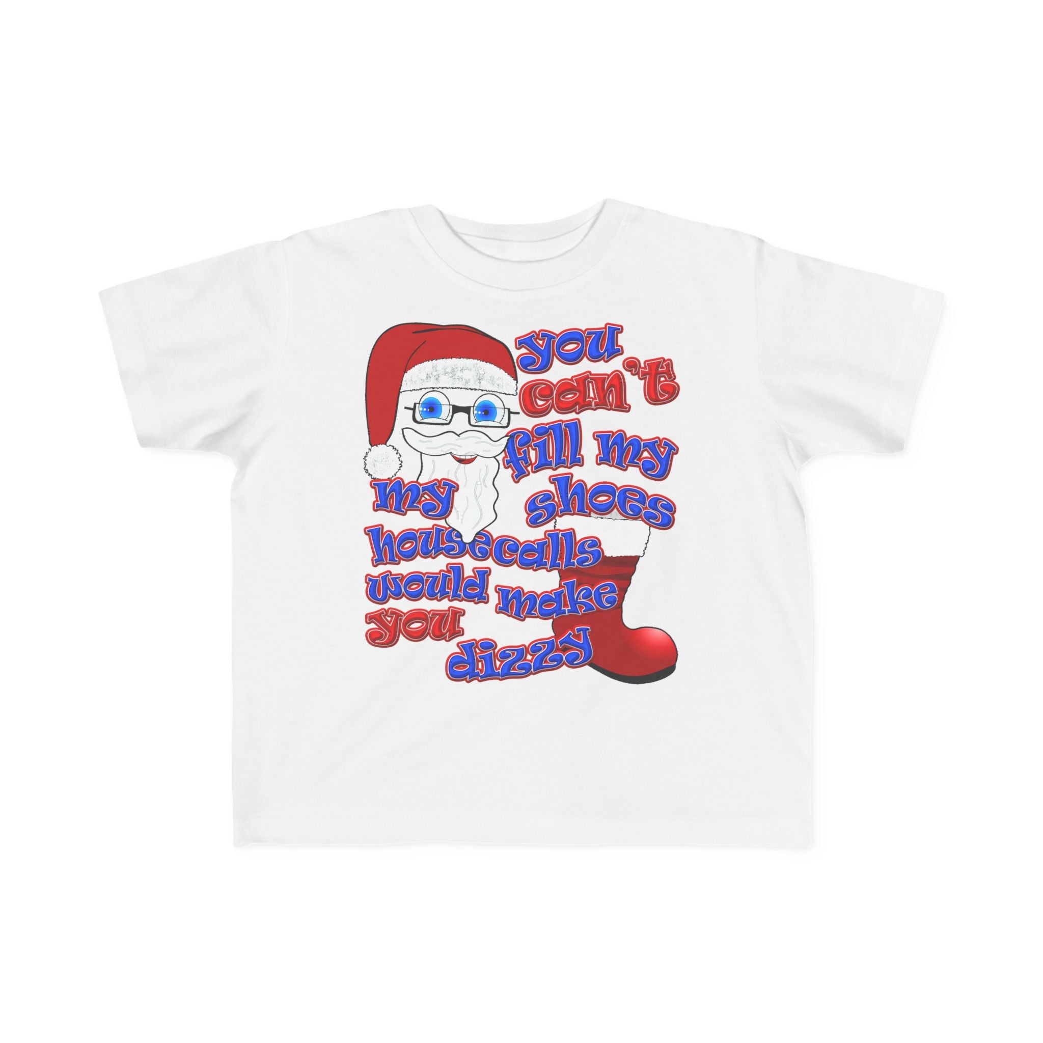 santa's shoes - Toddler's Fine Jersey Tee