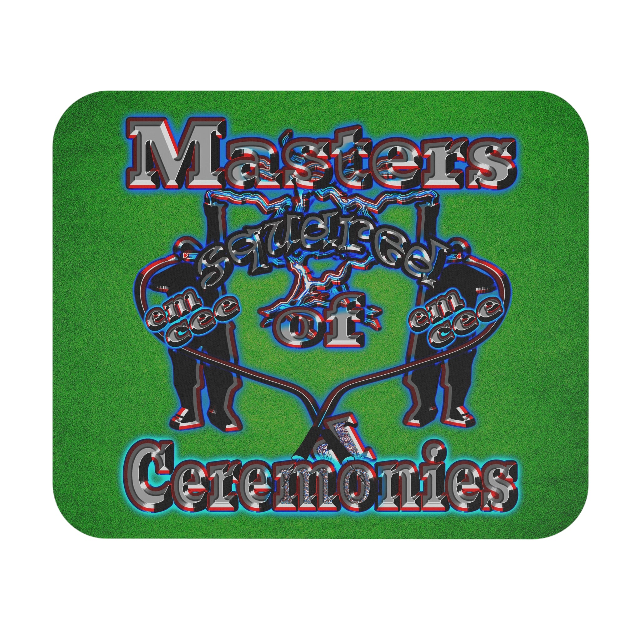em cee squared - Mouse Pad (Rectangle) (green turf)