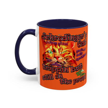 schrodinger's cat - Accent Mug (orange)