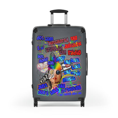 drop the beat - Suitcase (grey-light grey)