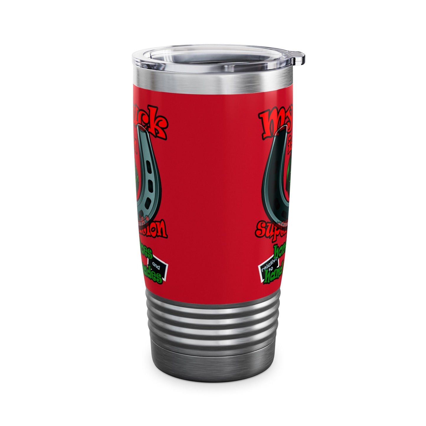 my luck - Ringneck Tumbler, 20oz (dark red)