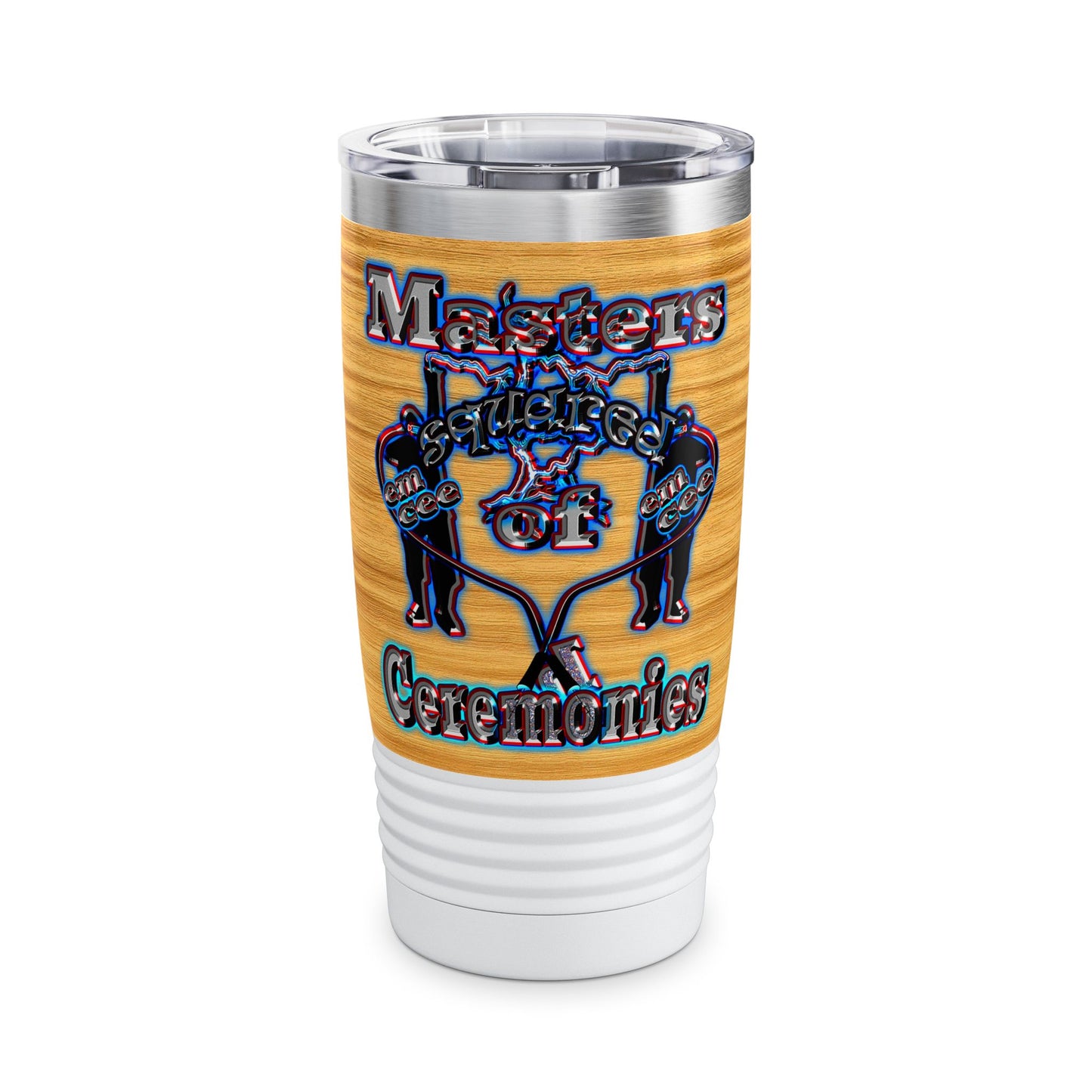 em cee squared - Ringneck Tumbler, 20oz (butterscotch wood finish)