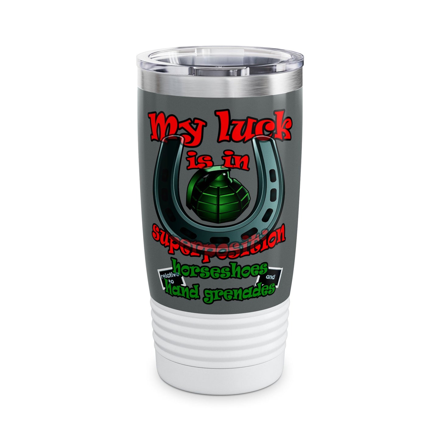 my luck - Ringneck Tumbler, 20oz (dark grey)