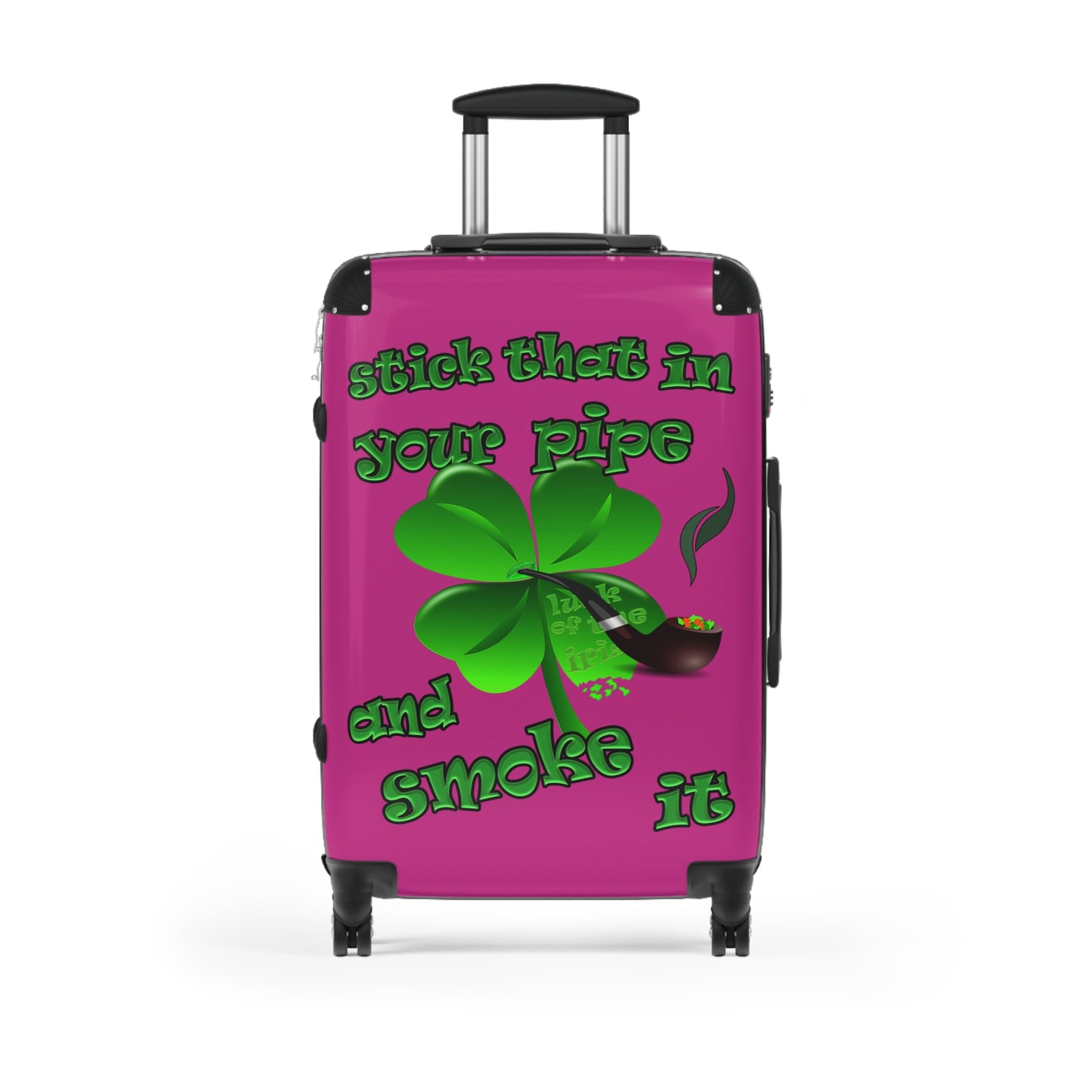 stick that in your pipe and smoke it - Suitcase (pink)