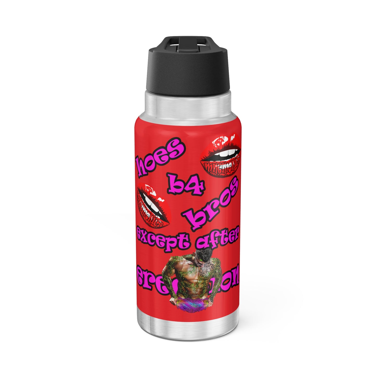 hoes b4 bros - Gator Tumbler, 32oz (red)