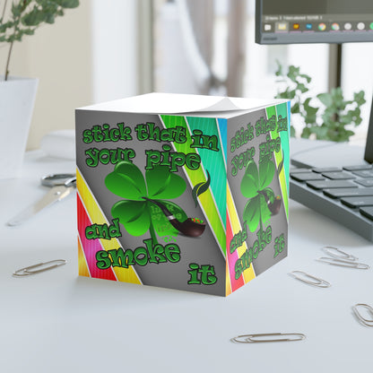 stick that in your pipe and smoke it - note cube (rainbow split)