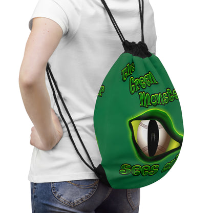 green monster - Drawstring Bag (dark green)