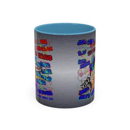 drop the beat - Accent Mug (brushed nickel)