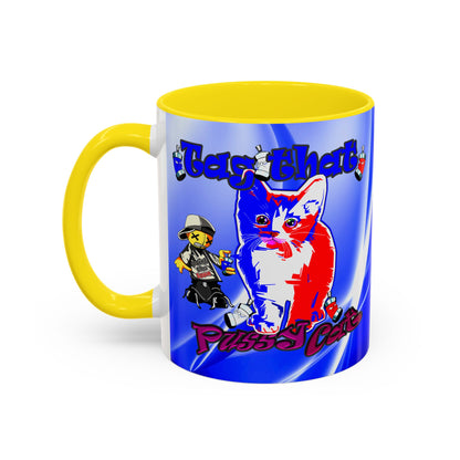 tag that - Accent Mug (blue-white wave)