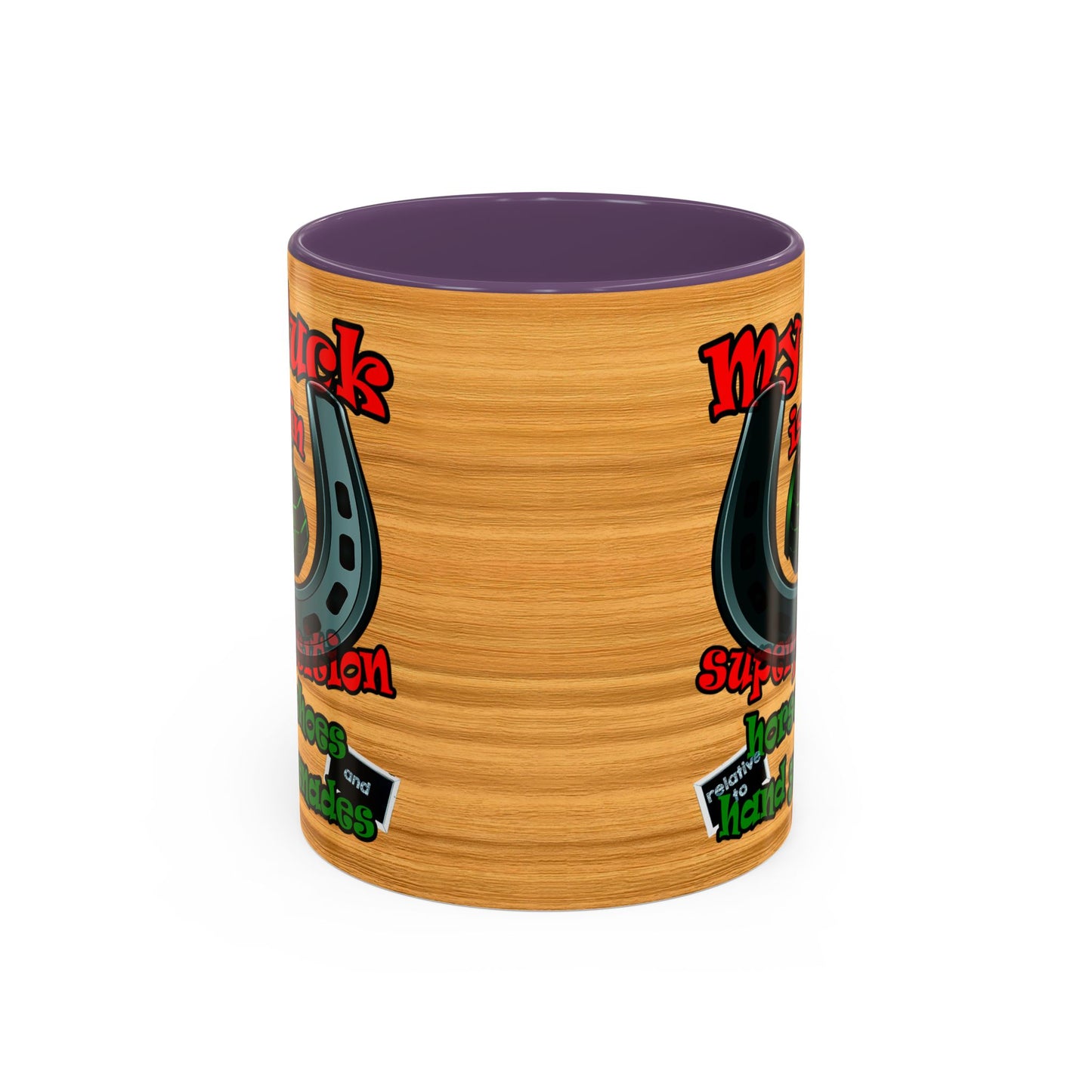 my luck - Accent Mug (butterscotch wood finish)