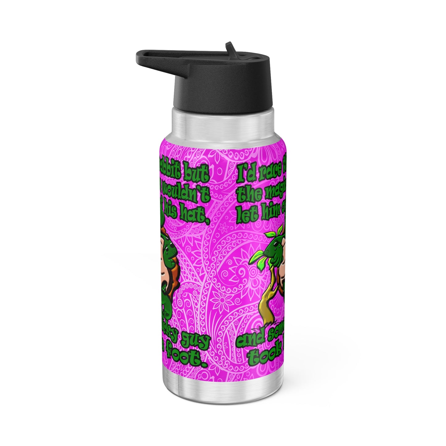 turtle race - Gator Tumbler, 32oz  (pink swirl)