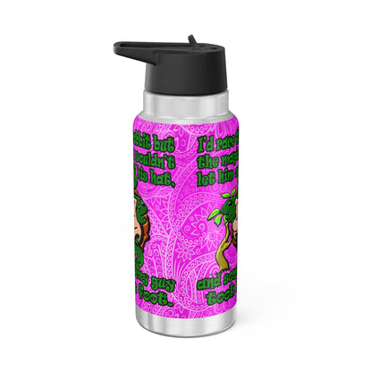 turtle race - Gator Tumbler, 32oz  (pink swirl)