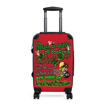 christmas spirits of boston - Suitcase (dark red)