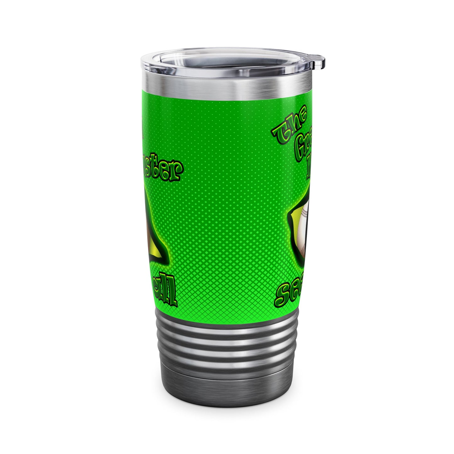 green monster - Ringneck Tumbler, 20oz (logo green)