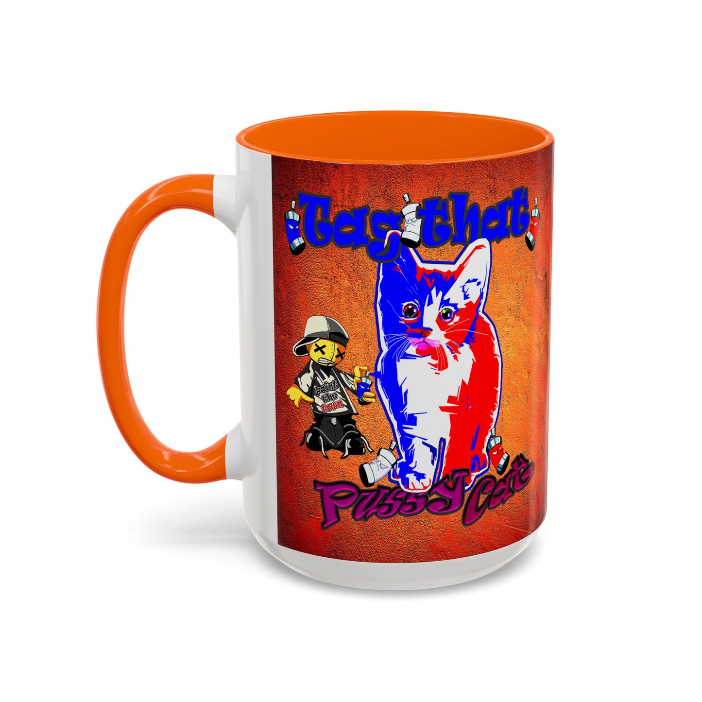 tag that - Accent Mug (burnt orange)
