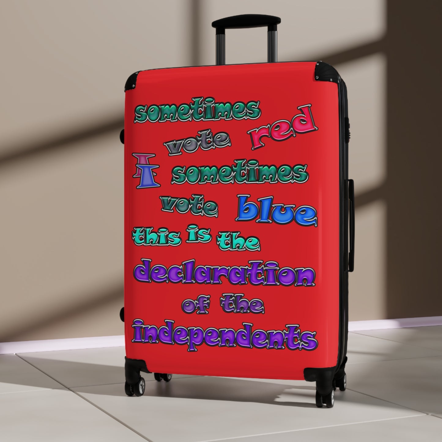 declaration of the independents - Suitcase (red)