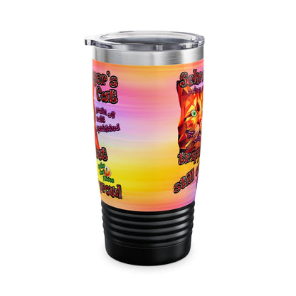schrodinger's cat - Ringneck Tumbler, 20oz (color blur)