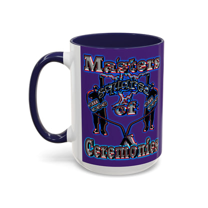 em cee squared - Accent Mug (purple)