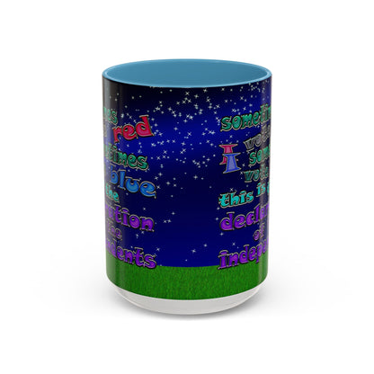 declaration of the independents - Accent Mug ('snoops' background)