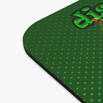 disc jockey - Mouse Pad (Rectangle) (logo green)