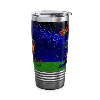 high noon - Ringneck Tumbler, 20oz ('snoops' background)