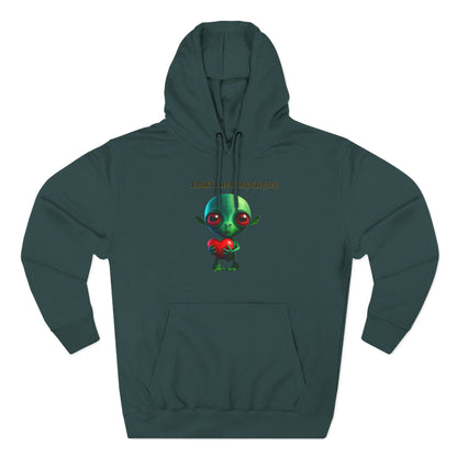 I don't care that your grey - Three-Panel Fleece Hoodie