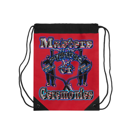 em cee squared - Drawstring Bag (dark red)