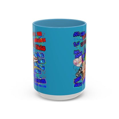 drop the beat - Accent Mug (turquoise)