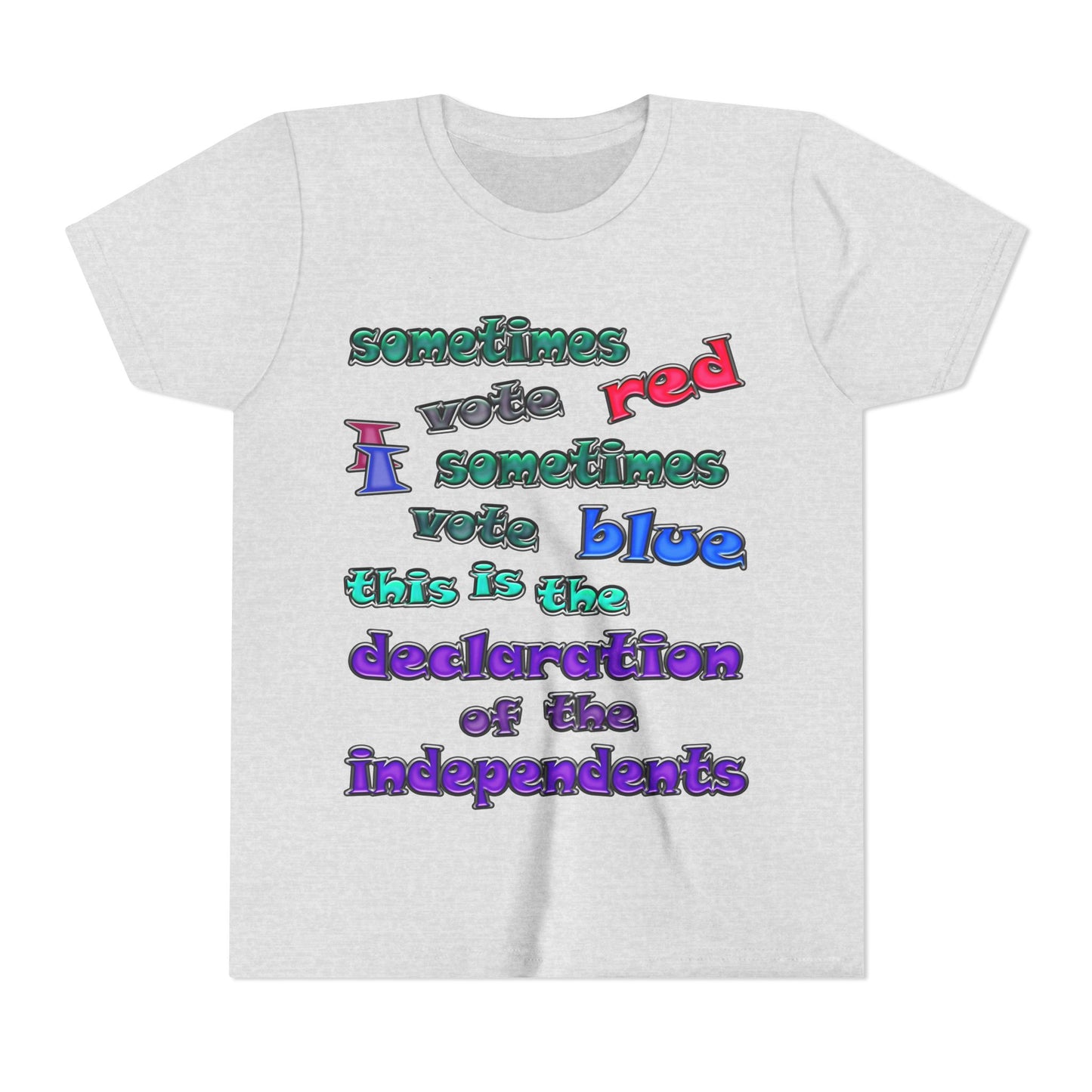 declaration of the independents - Youth Short Sleeve Tee
