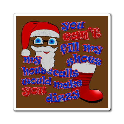 santa's shoes - Magnets - (brown)
