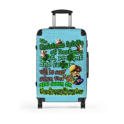 christmas spirits of boston - Suitcase (faded blue)