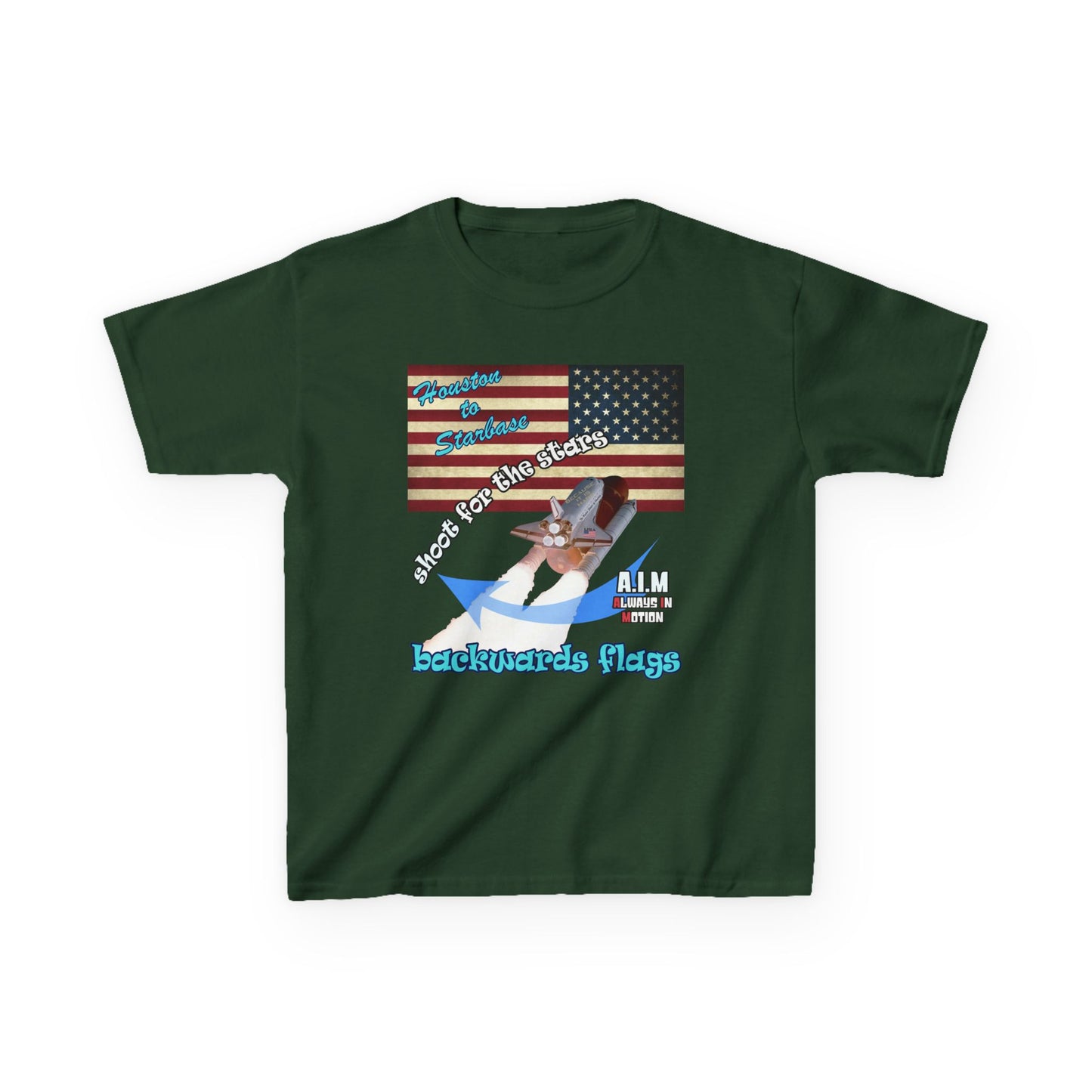 shoot for the stars - Kids Heavy Cotton™ Tee