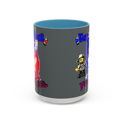 tag that - Accent Mug (dark grey)
