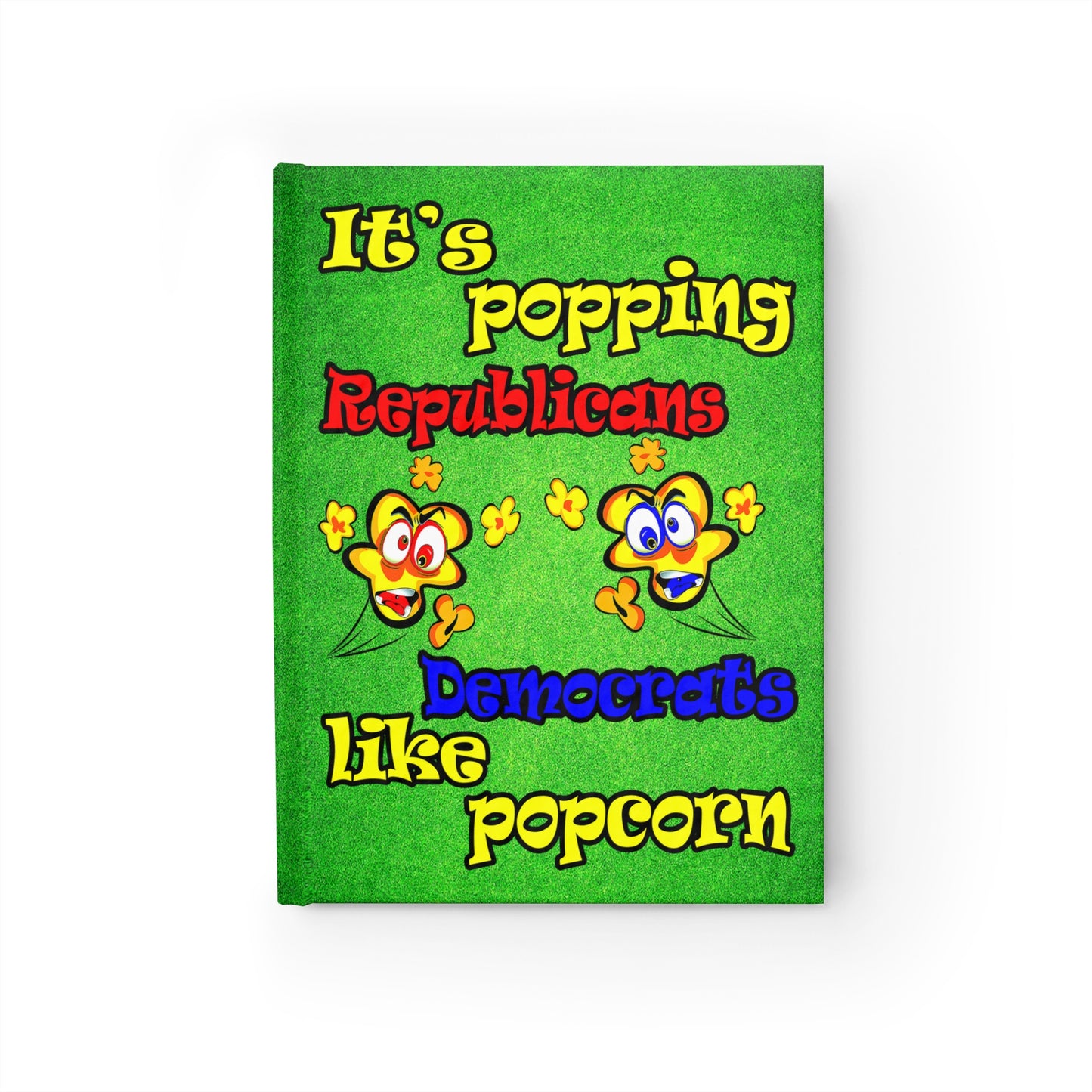 popping like popcorn - journal-lined (green turf)