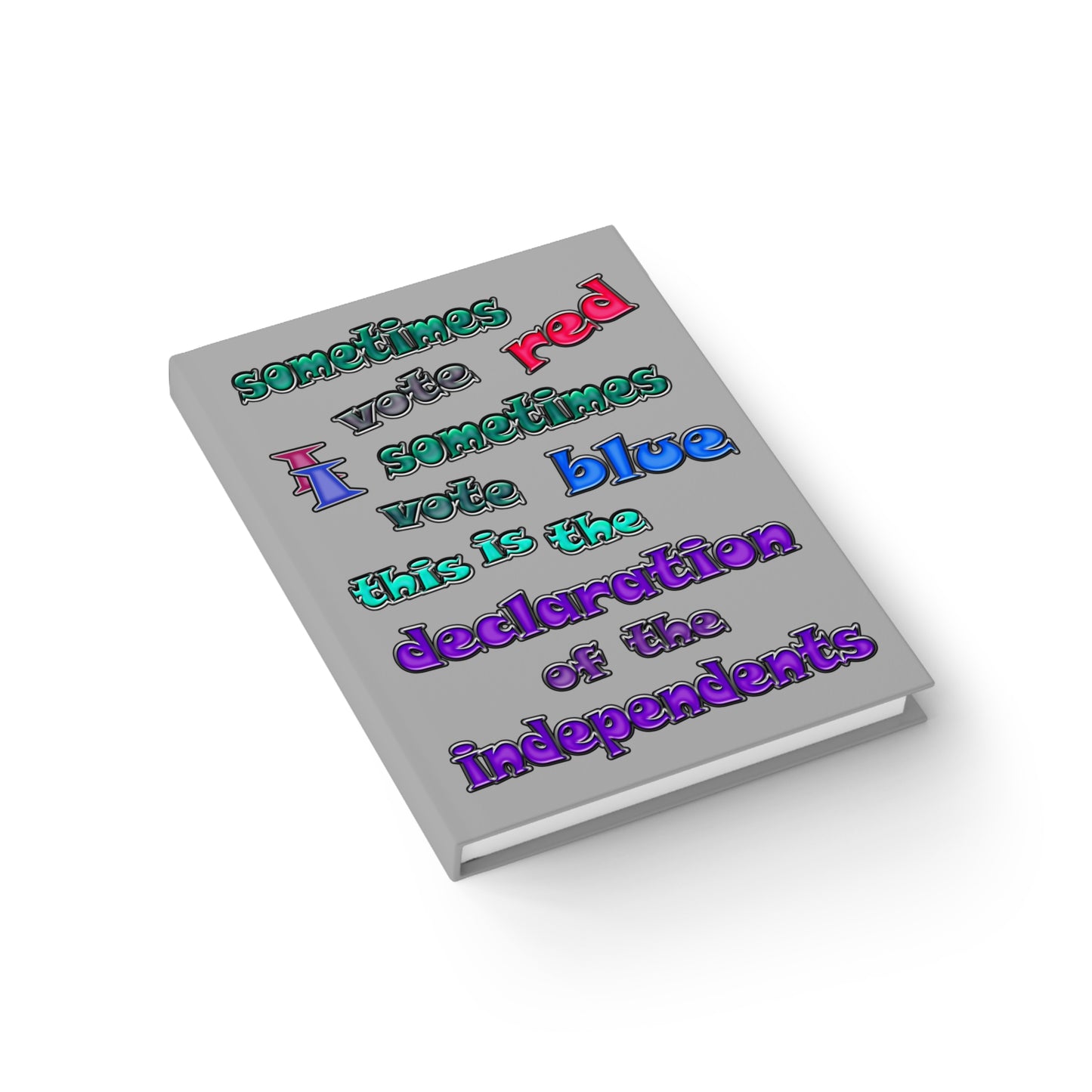 declaration of the independents - journal-lined (light grey)